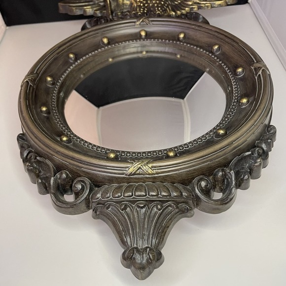 EUC Vintage DART Federal Eagle Porthole Bullseye Mirror MCM Decor Made In USA - Picture 5 of 9